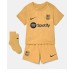 Barcelona Robert Lewandowski #9 babykläder Bortatröja barn 2022-23 Korta ärmar (+ Korta byxor)